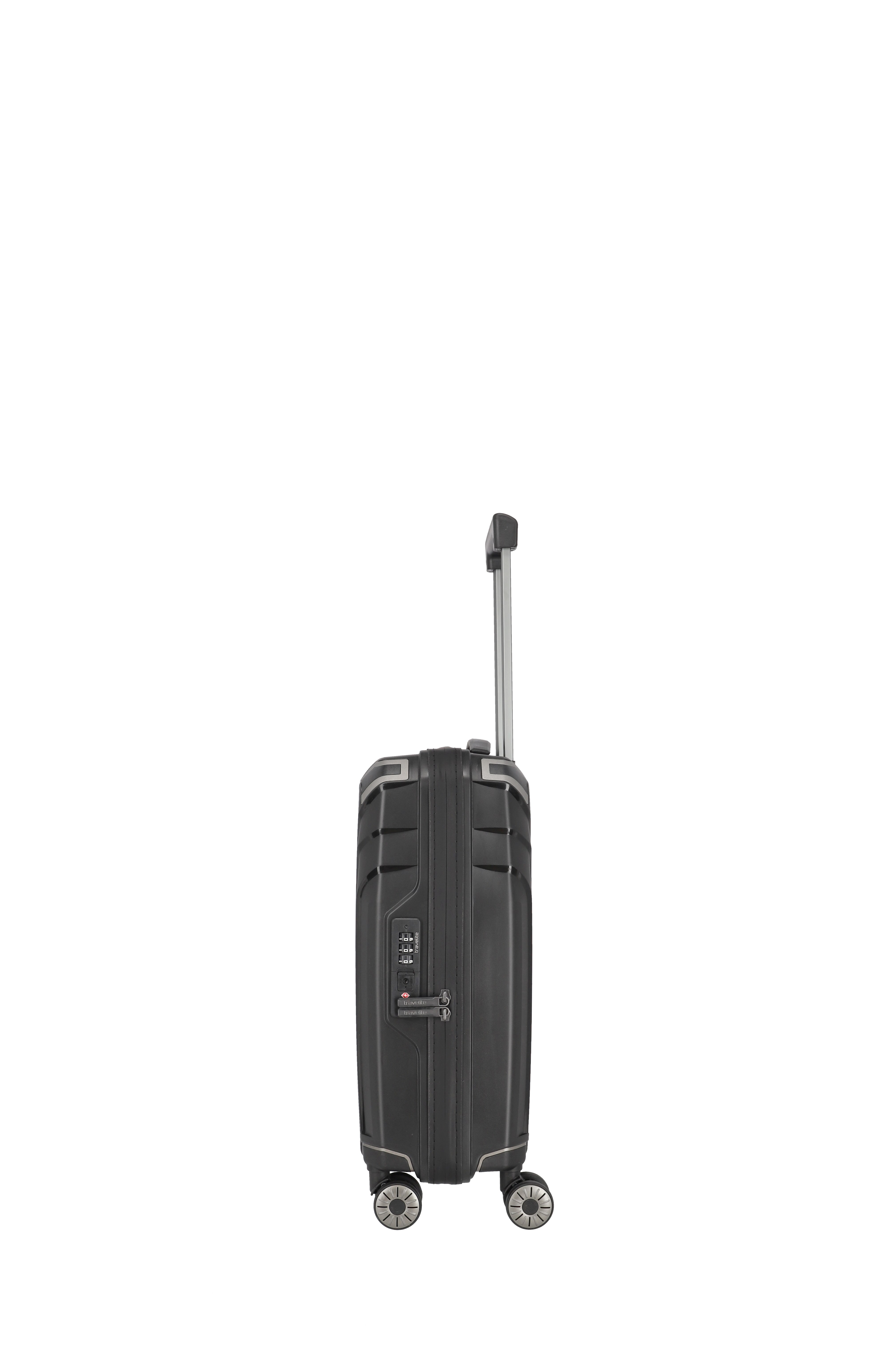 travelite, Elvaa, 4-Rad-Trolley, S, Schwarz