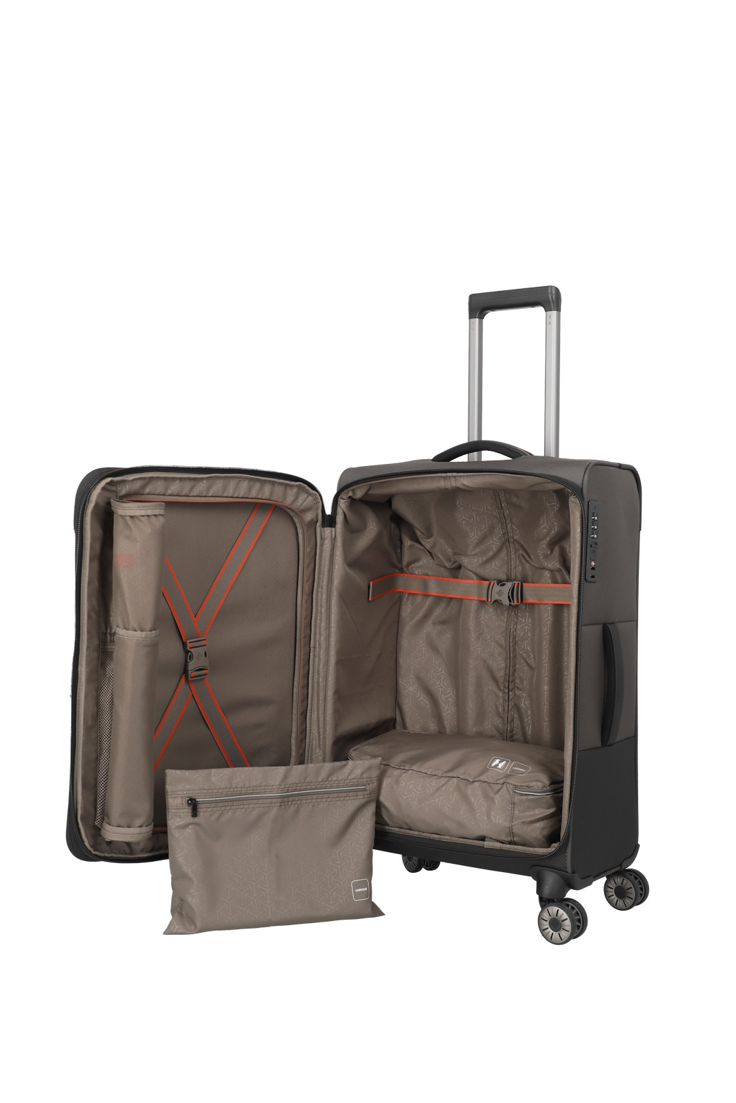 travelite, Crosslite 5.0, 4-Rad Trolley, S, Oliv