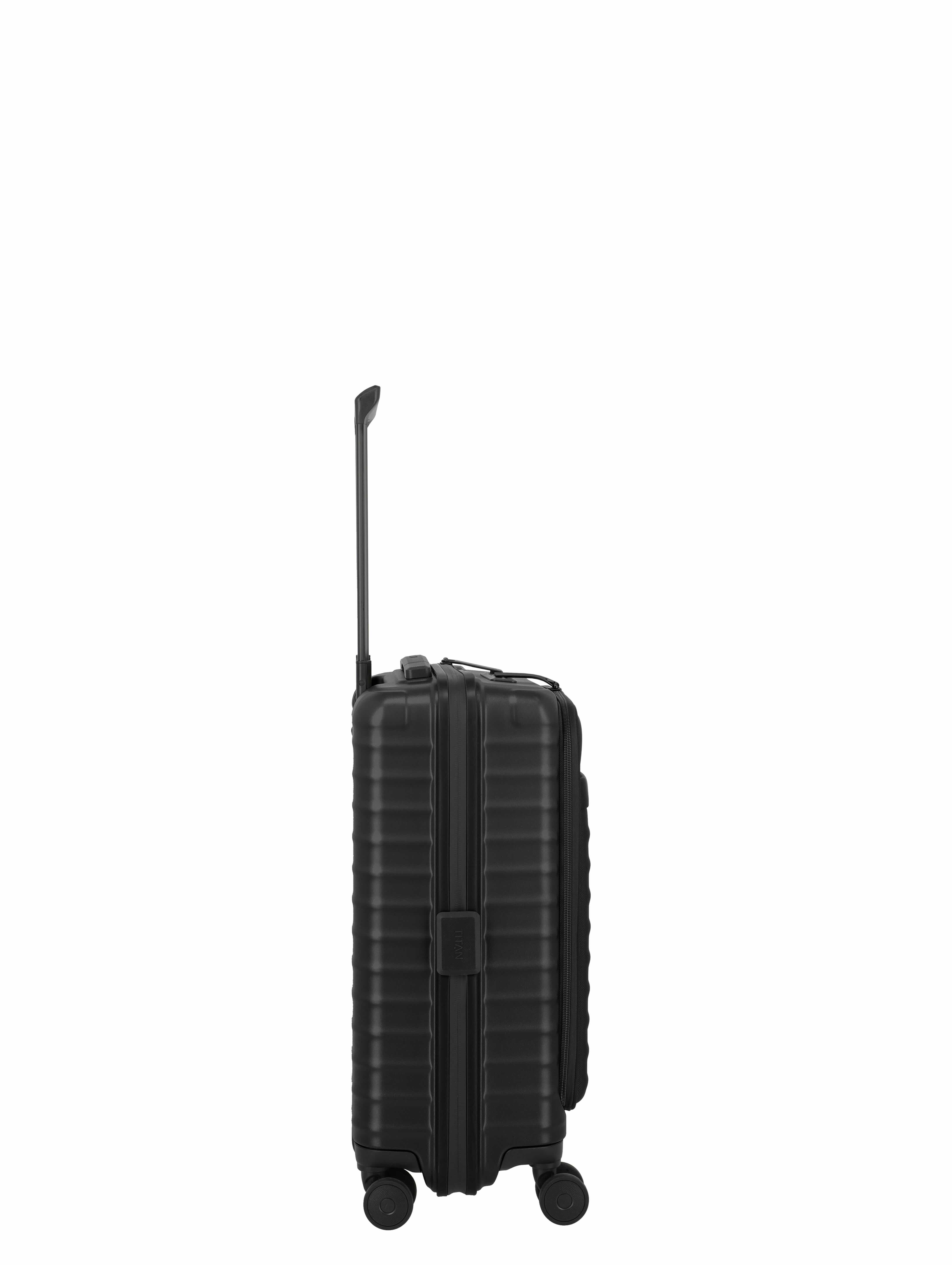 TITAN, UPGRADE, 4-Rad-Trolley, S mit Vortasche, Nightshade Black