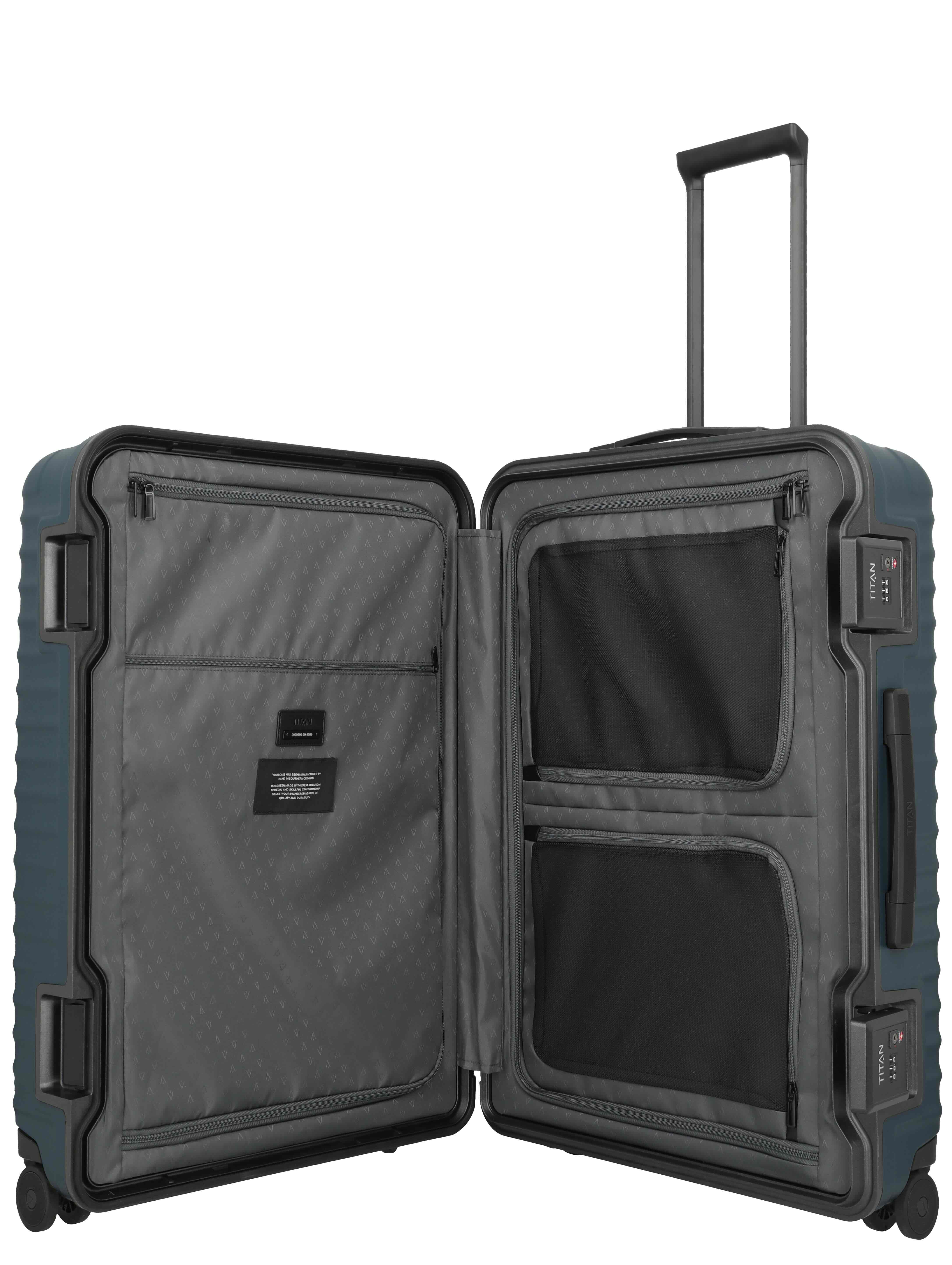 TITAN, OVERSEAS, 4-Rad-Trolley, L, Midnight Blue