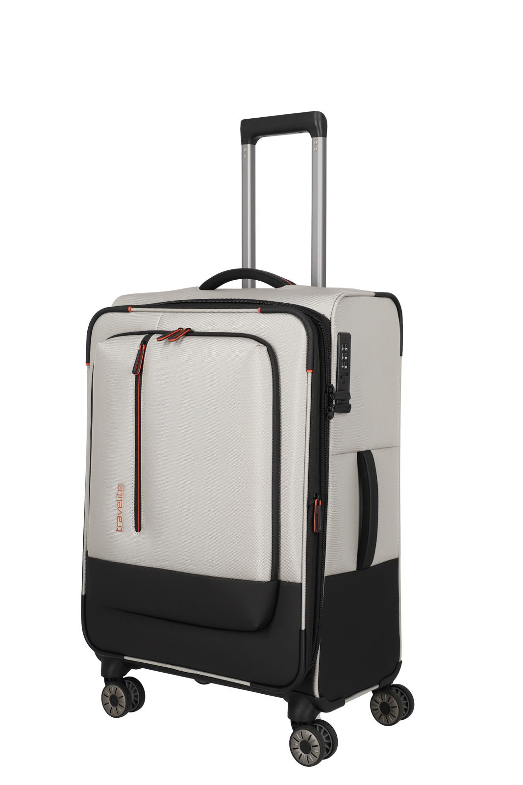 travelite, Crosslite 5.0, 4-Rad Trolley, L erweiterbar, Natur