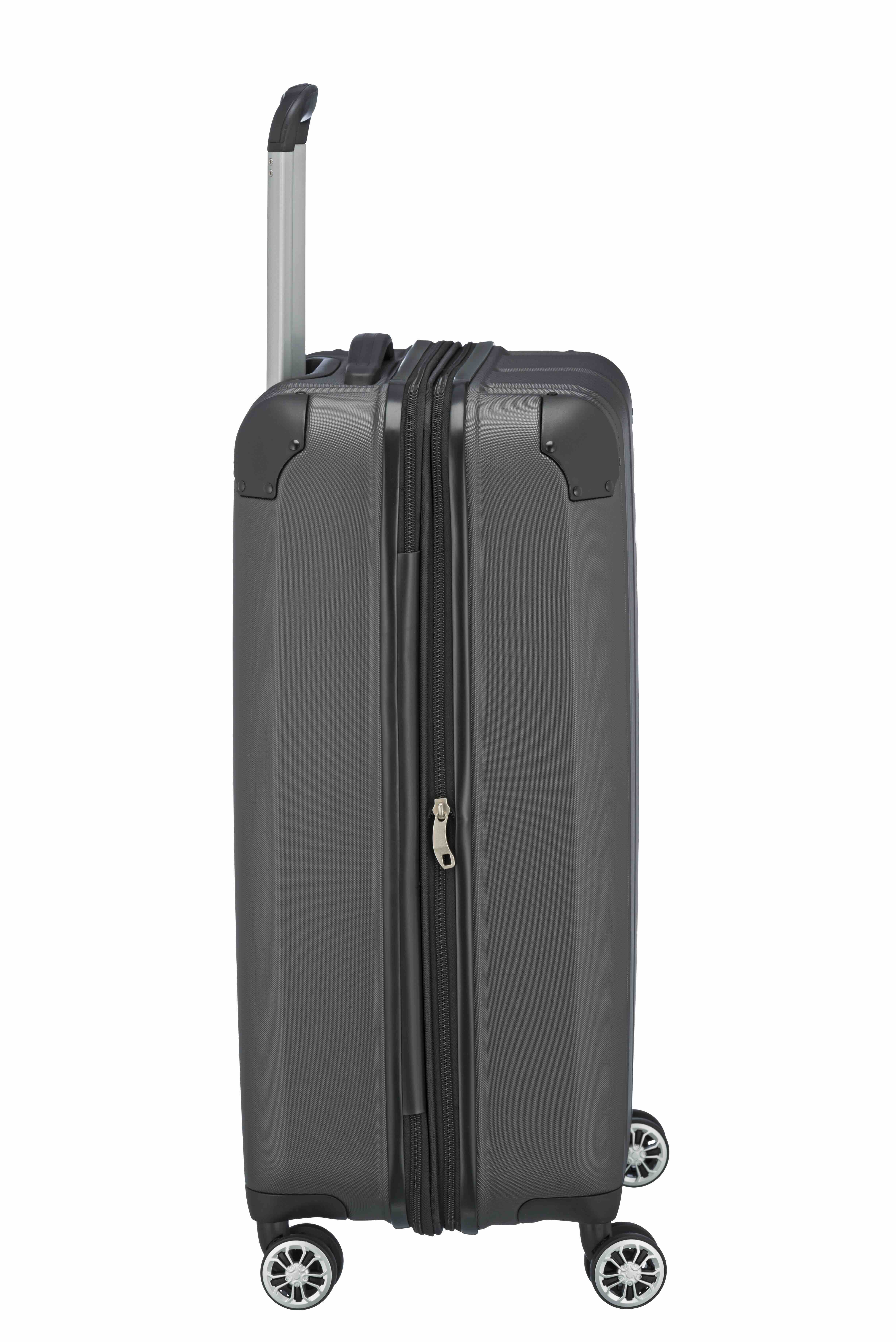 travelite, City, 4-Rad-Trolley, M erweiterbar, Anthrazit