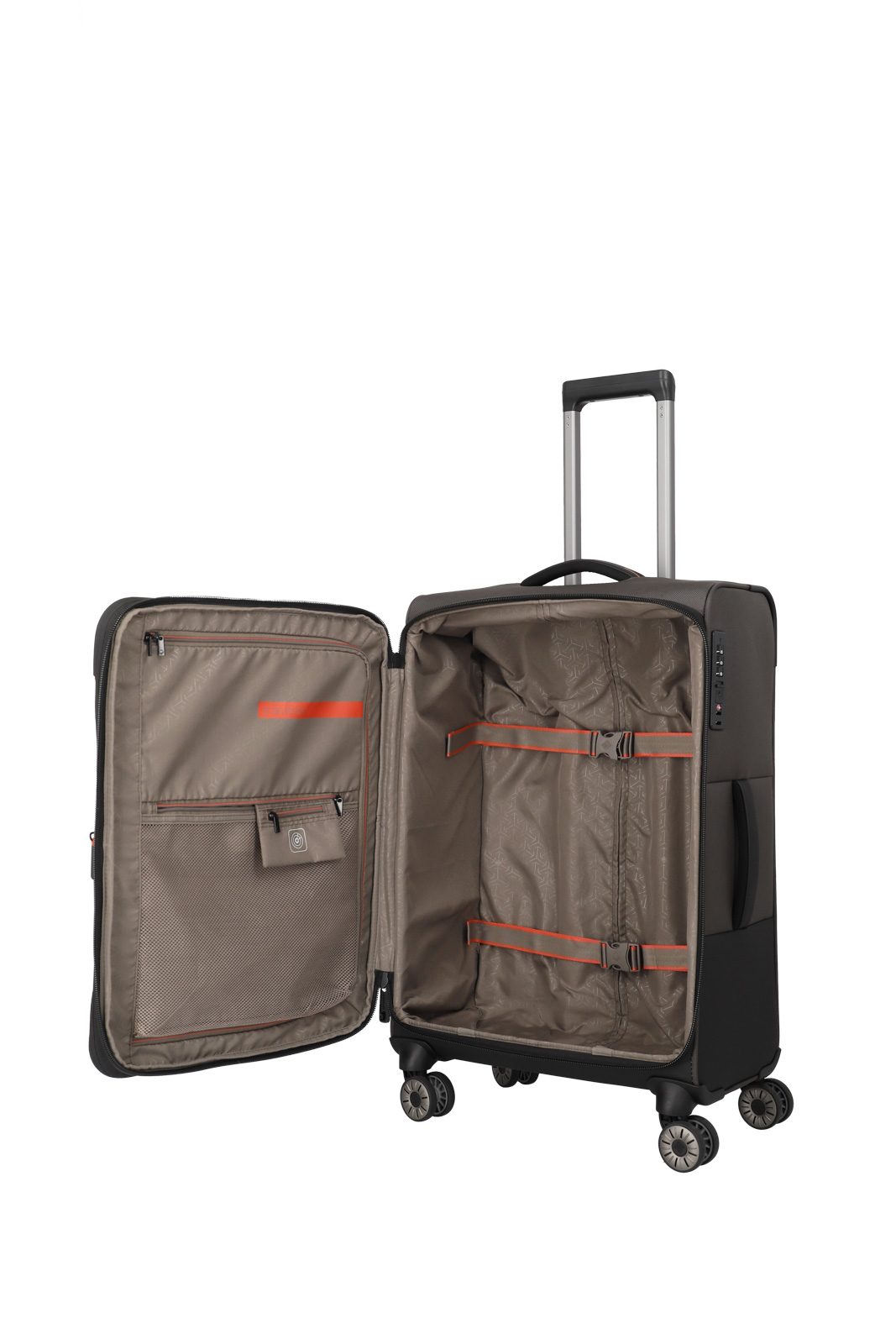 travelite, Crosslite 5.0, 4-Rad Trolley, S, Oliv