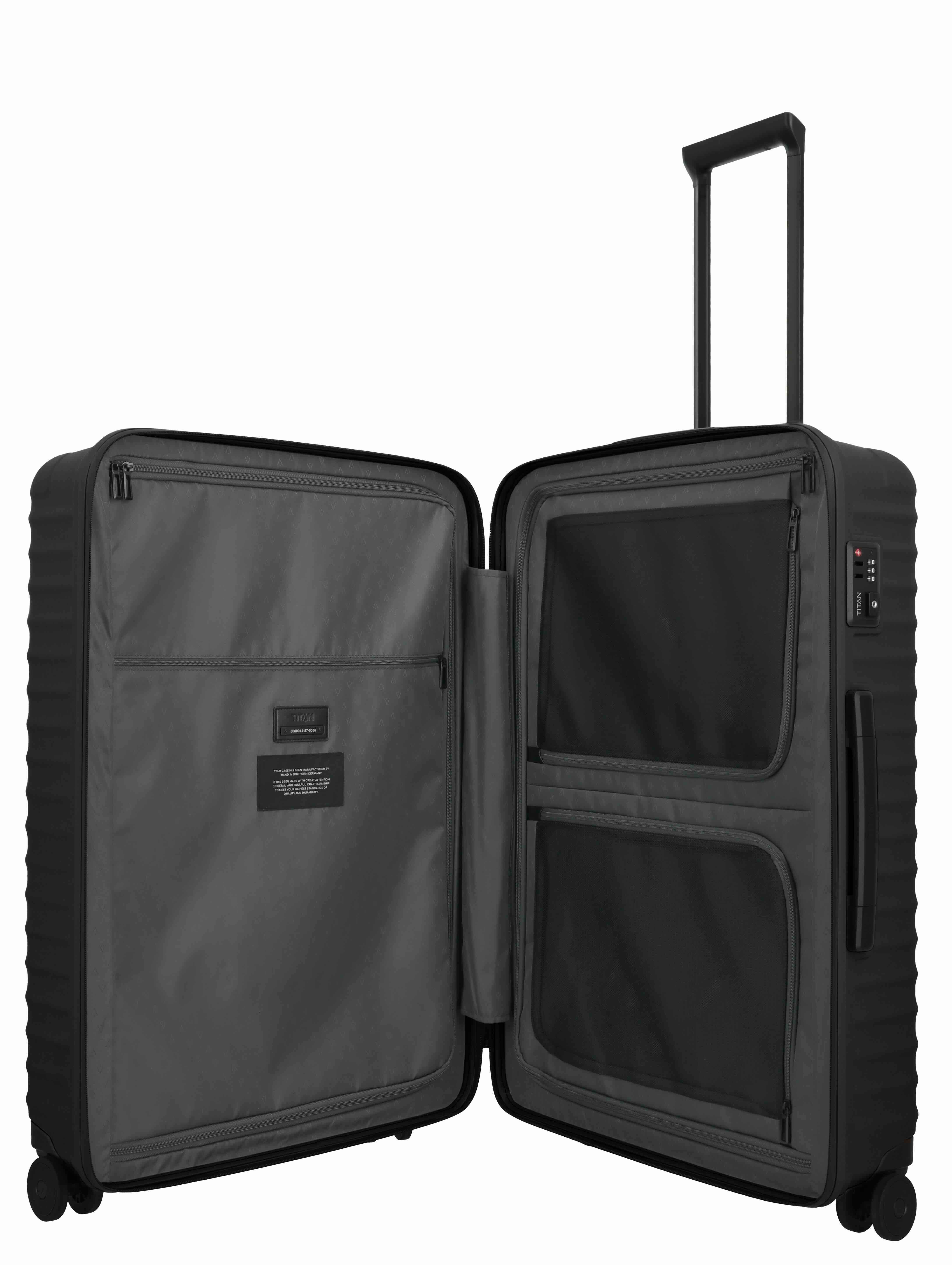 TITAN, UPGRADE, 4-Rad-Trolley, L, Nightshade Black TITAN, UPGRADE, 4-Rad-Trolley, L, Nightshade Black