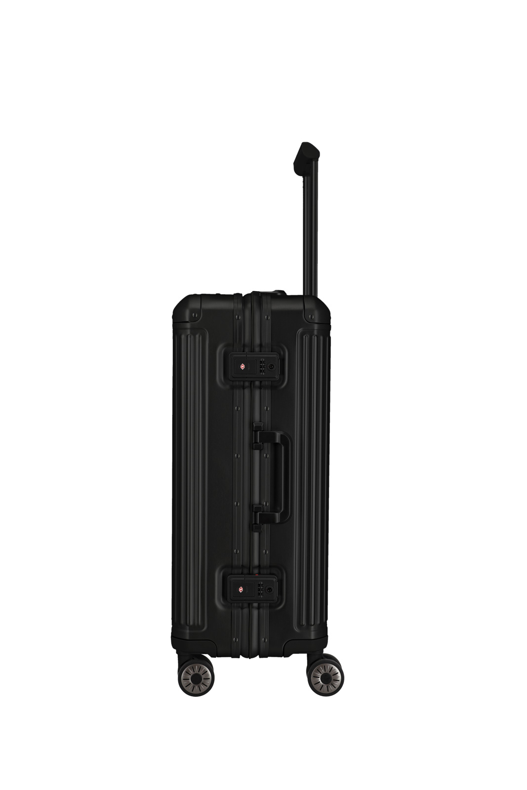 travelite, Next, 4-Rad Aluminium Trolley M, 47 x 67 x 26, Schwarz