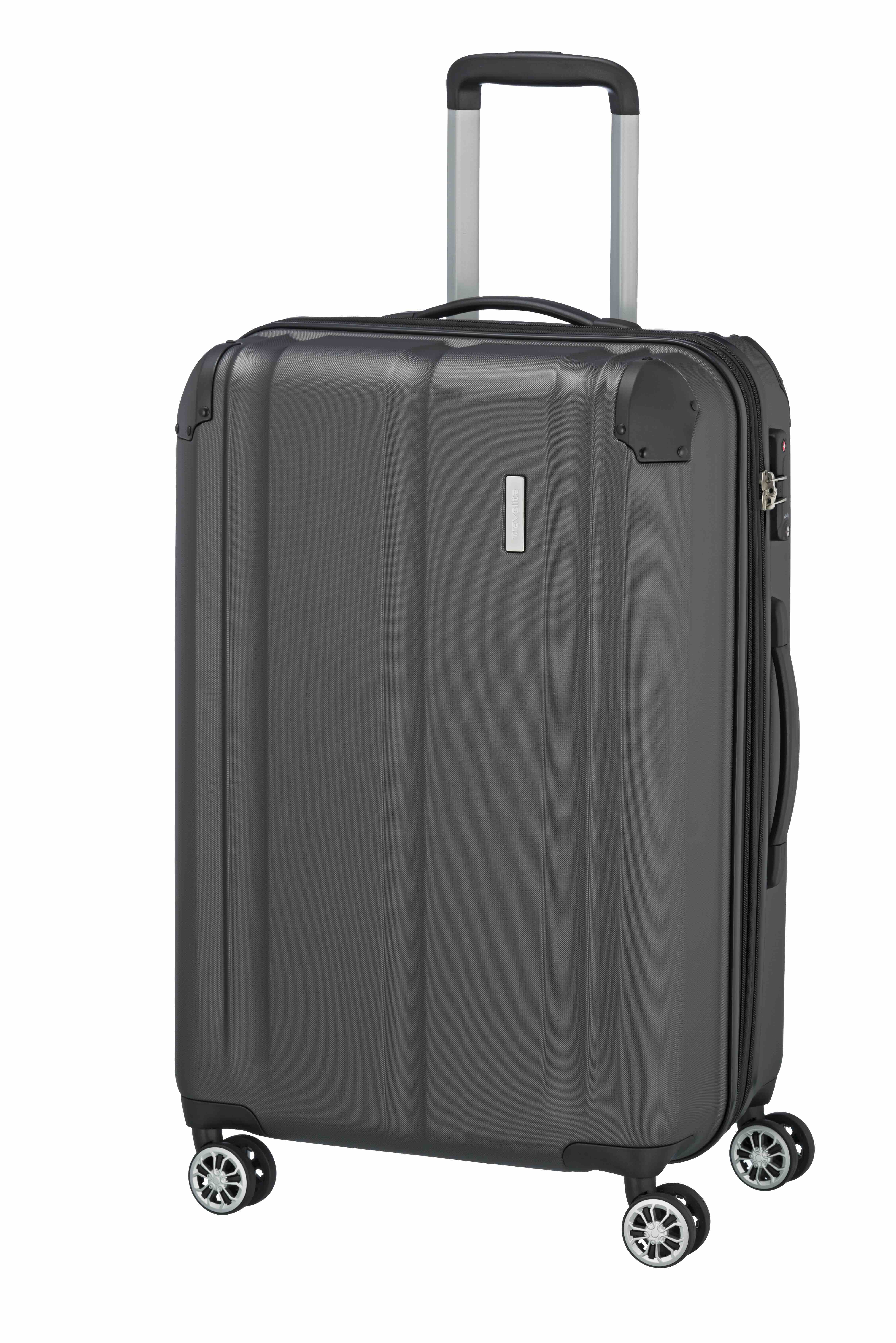 travelite, City, 4-Rad-Trolley, M erweiterbar, Anthrazit