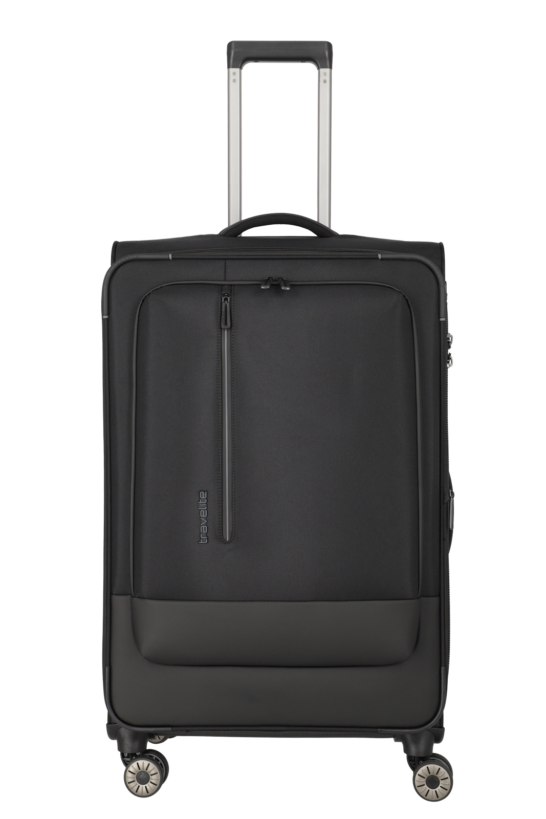 travelite, Crosslite 5.0, 4-Rad Trolley, M erweiterbar, Schwarz
