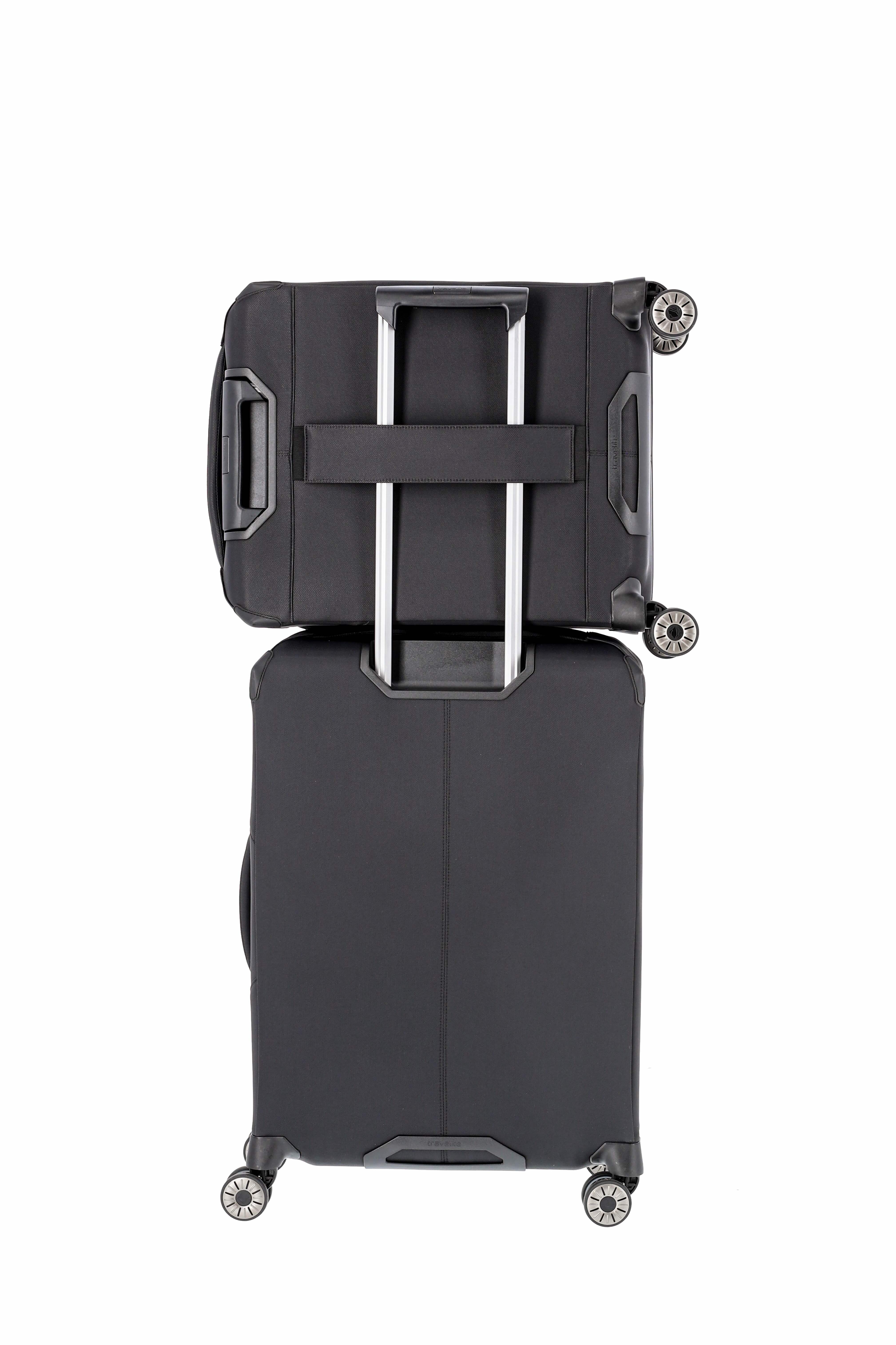 travelite, PRIIMA, 4-Rad Trolley, S erweiterbar, 40 x 55 x 20/23, Schwarz
