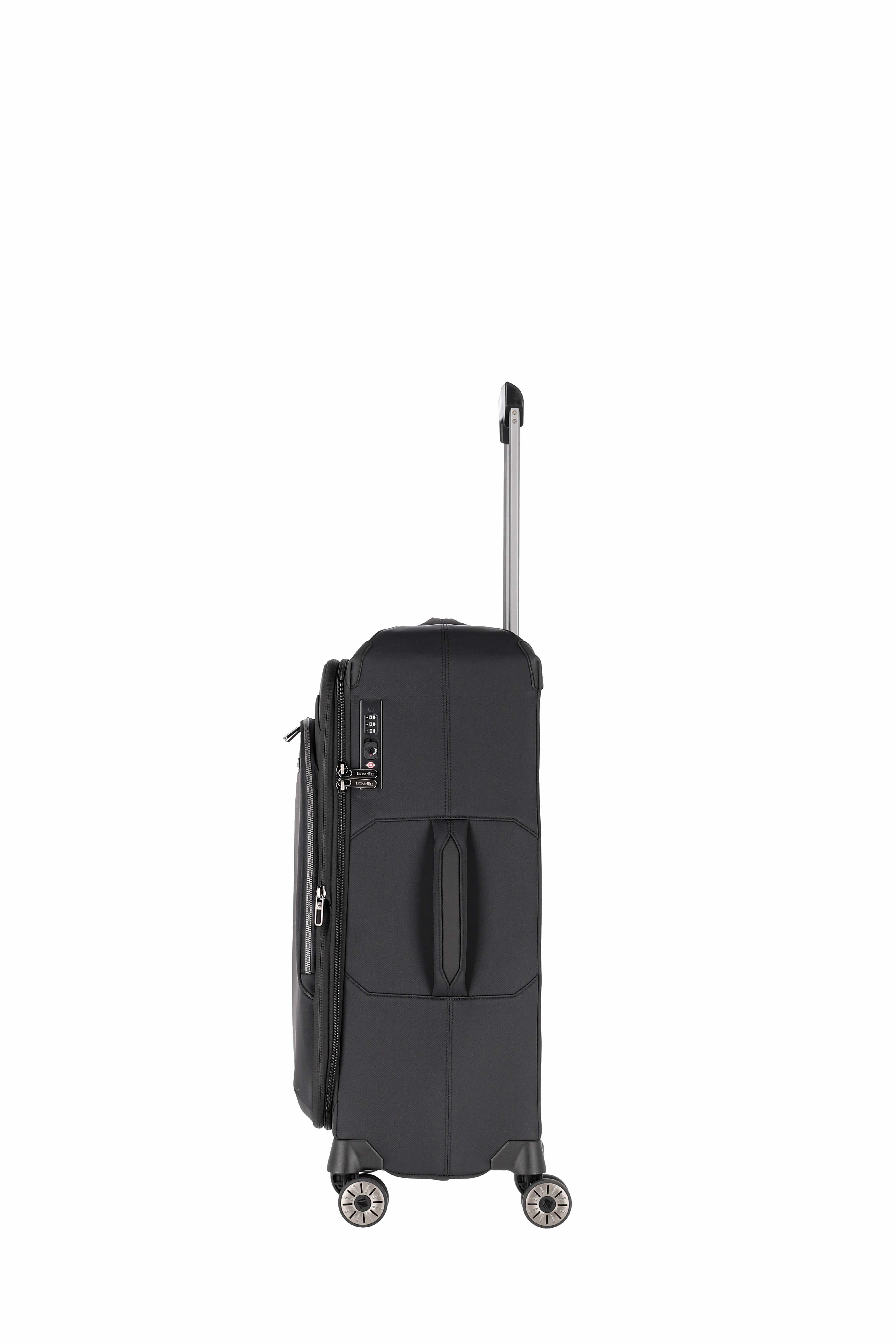 travelite, PRIIMA, 4-Rad Trolley, M erweiterbar, 45 x 68 x 27/30, Schwarz