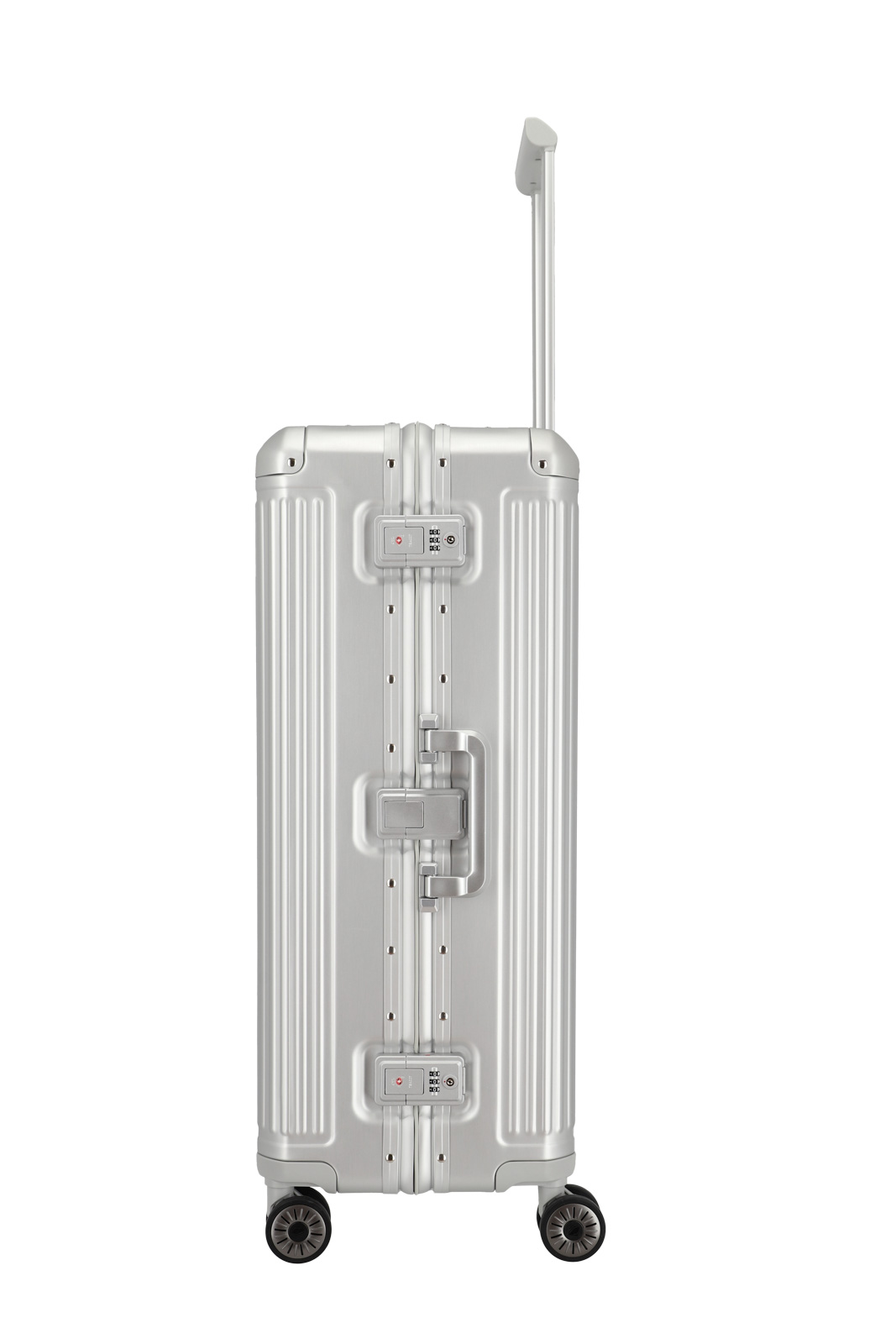 travelite, Next, 4-Rad Aluminium Trolley L, 52 x 77 x 29, Silber