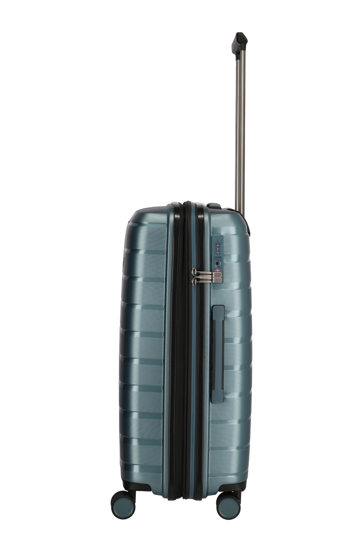 travelite  AIR BASE 4-Rad Trolley M erw., Eisblau, 45 x 67 x 27/ 31cm