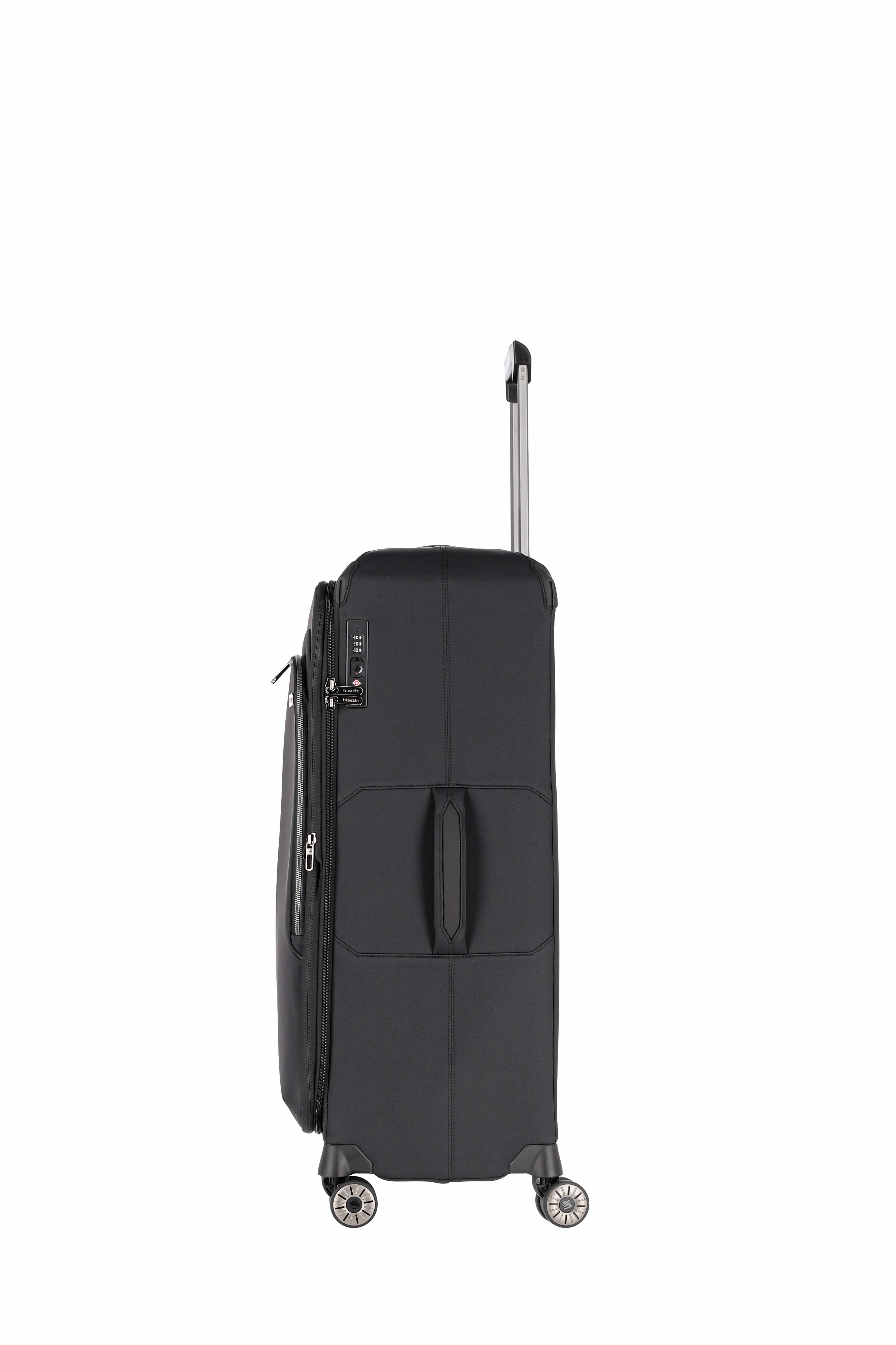 travelite, PRIIMA, 4-Rad Trolley, L erweiterbar, 48 x 79 x 31/34, Schwarz