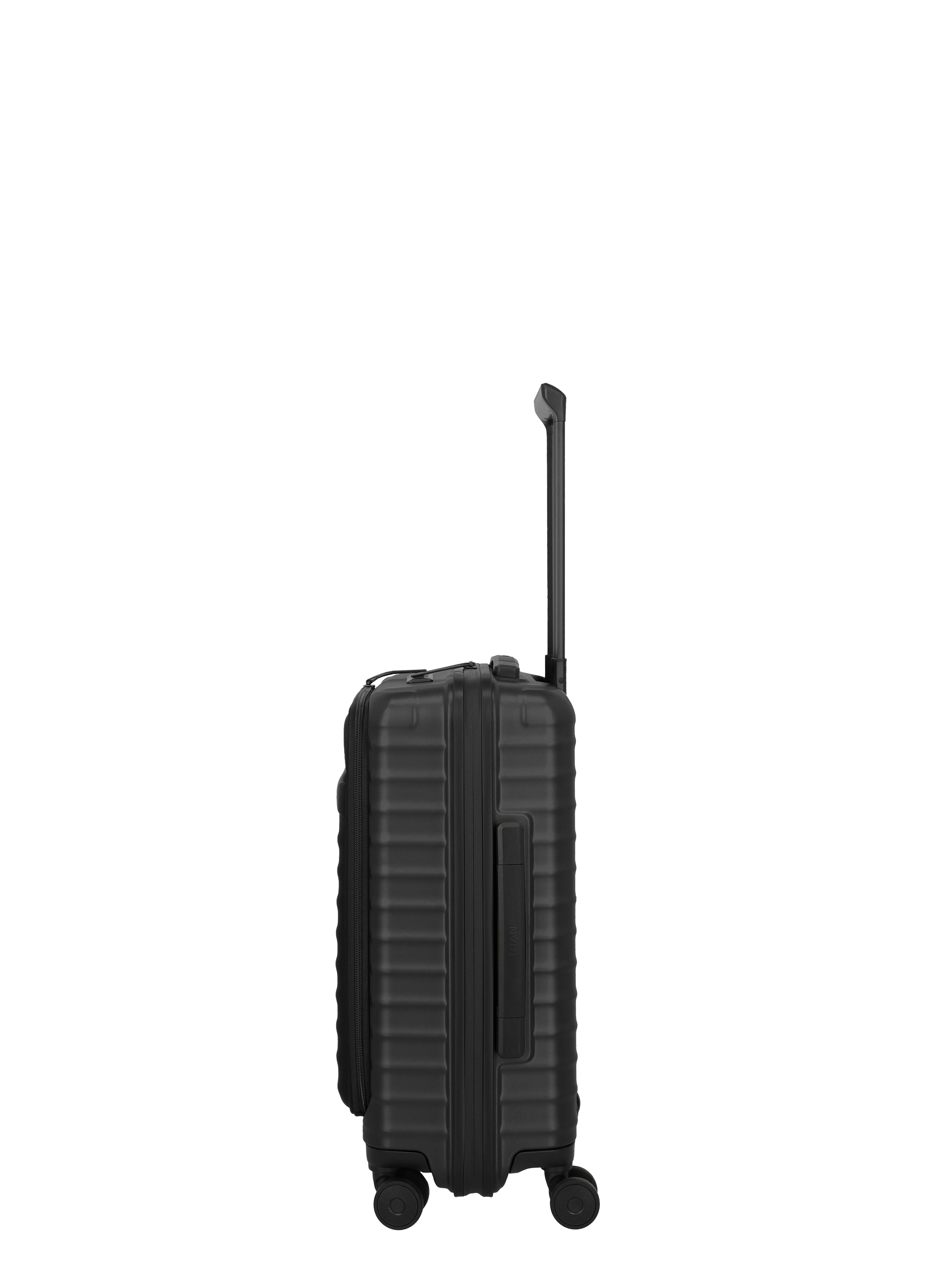 TITAN, UPGRADE, 4-Rad-Trolley, S mit Vortasche, Nightshade Black