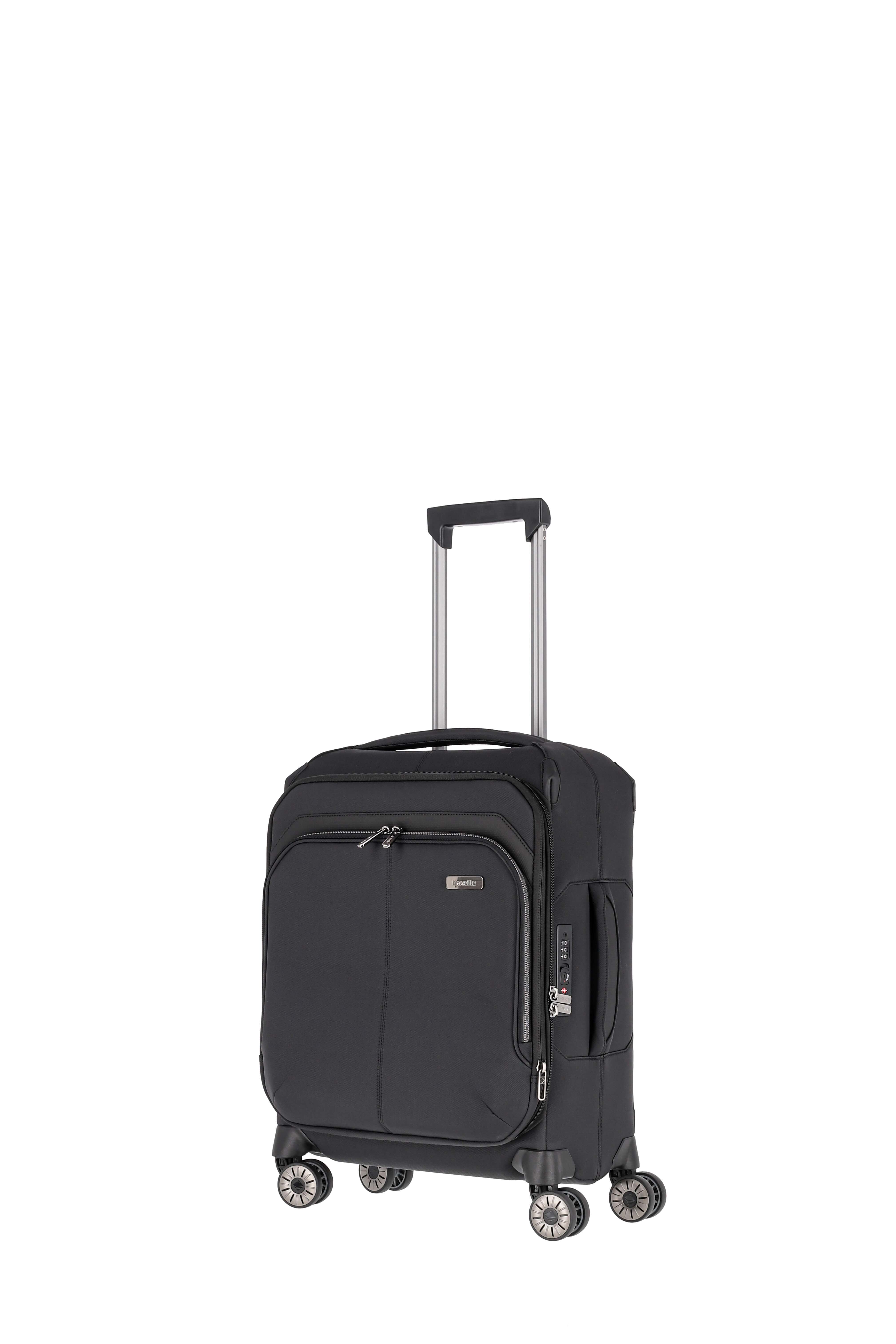 travelite, PRIIMA, 4-Rad Trolley, S erweiterbar, 40 x 55 x 20/23, Schwarz
