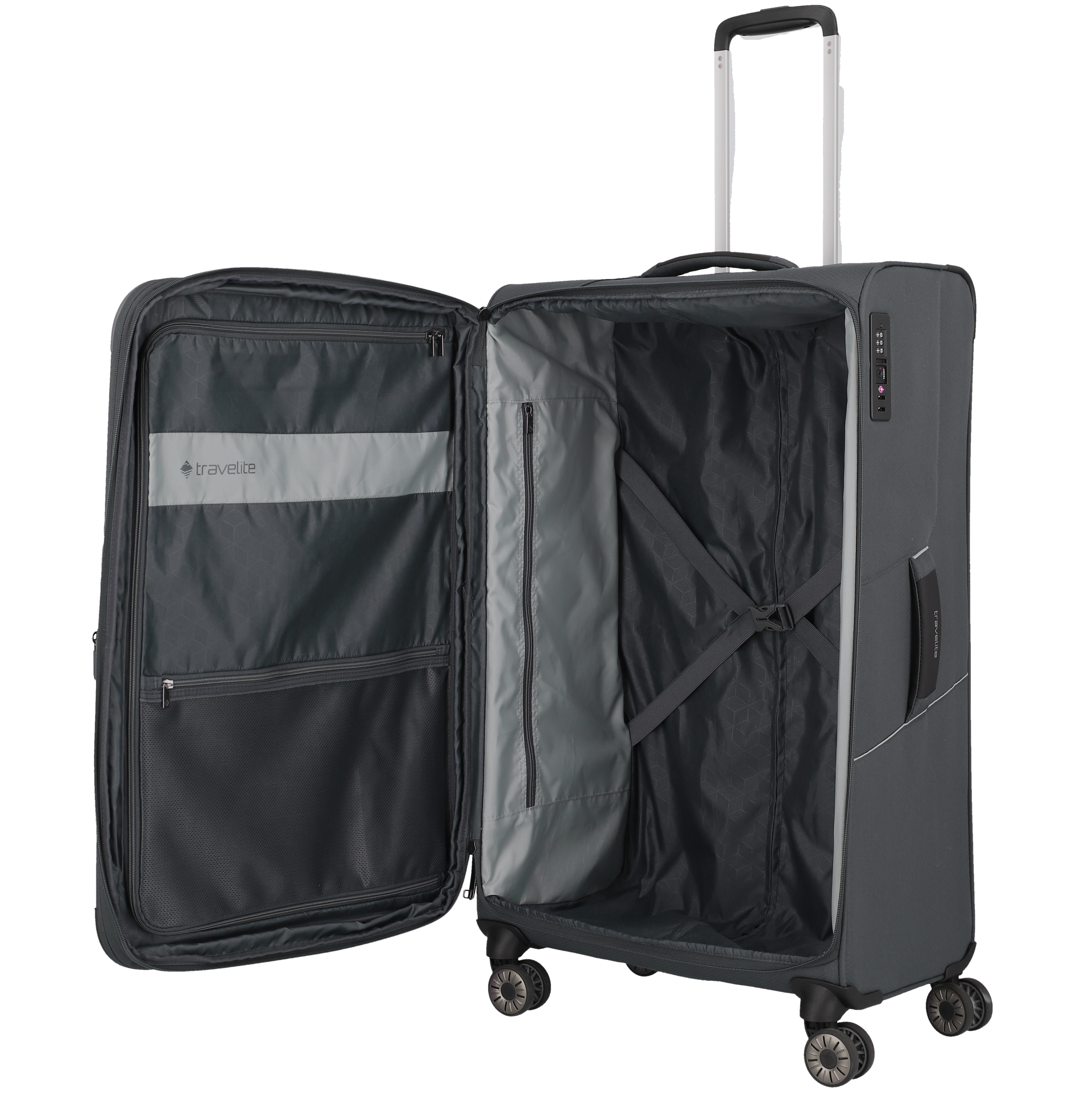 travelite, SKAII, 4-Rad Trolley, L , Gipfelgrau