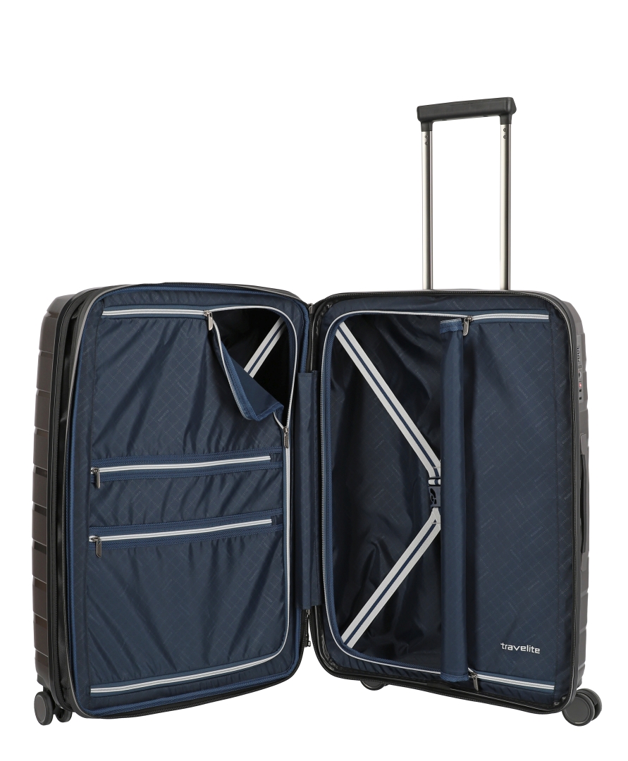 travelite  AIR BASE 4-Rad Trolley M erw., Anthrazit, 45 x 67 x 27/ 31cm