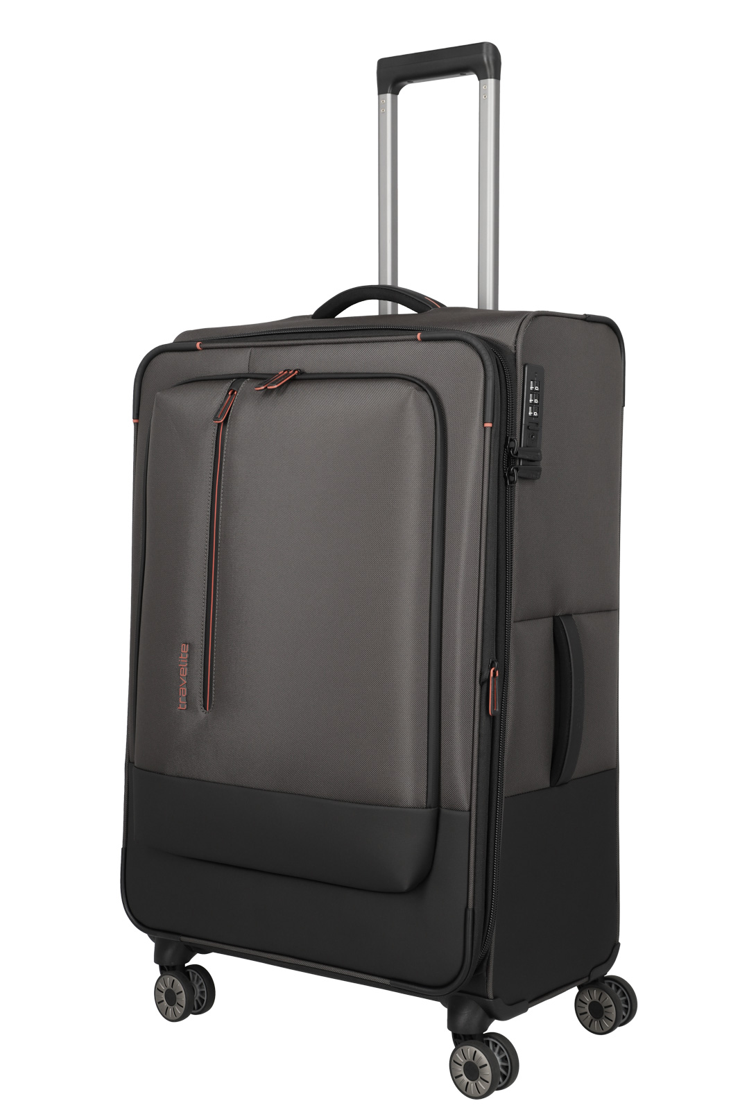 travelite, Crosslite 5.0, 4-Rad Trolley, L erweiterbar, Oliv