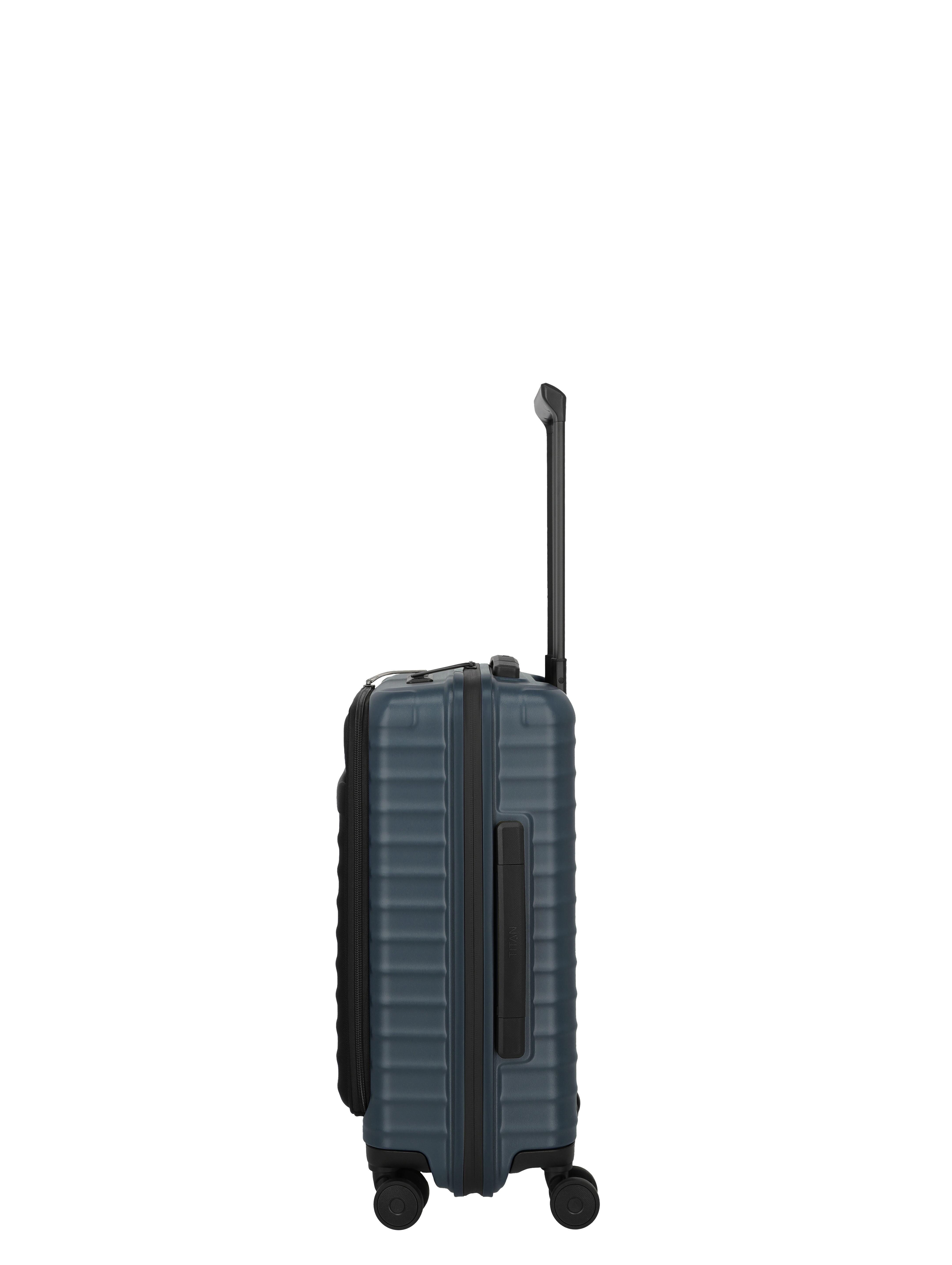 TITAN, UPGRADE, 4-Rad-Trolley, S mit Vortasche, Midnight Blue