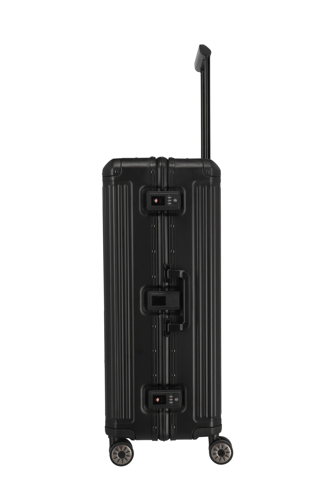 travelite, Next, 4-Rad Aluminium Trolley L, 52 x 77 x 29, Schwarz