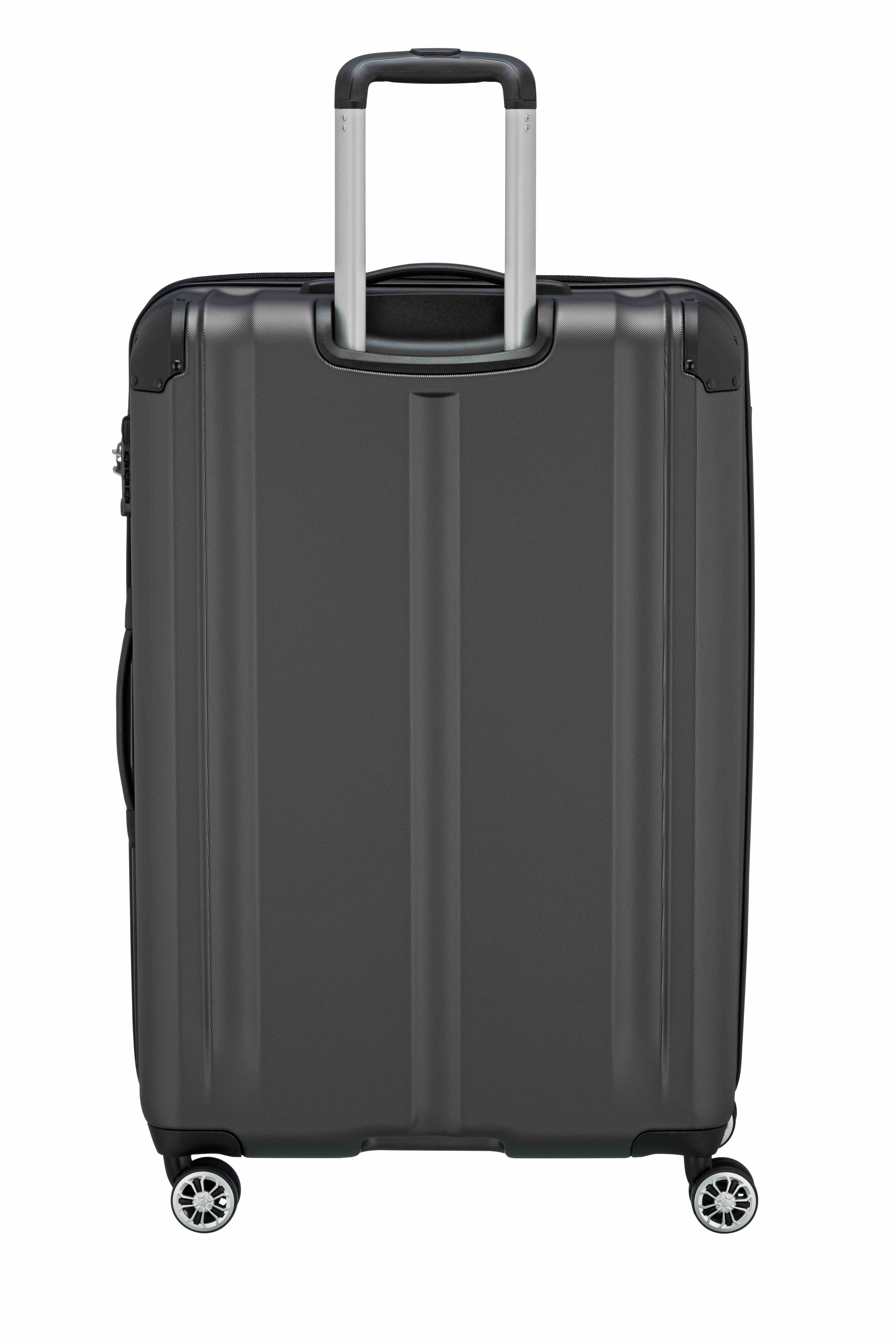 travelite, City, 4-Rad-Trolley, L erweiterbar, Anthrazit